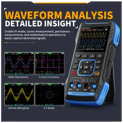 Handheld 3in1 Oscilloscope Multimeter Signal Generator