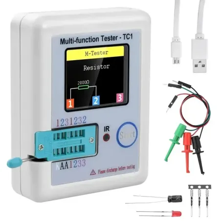 Universalus elektronikos komponentų testeris