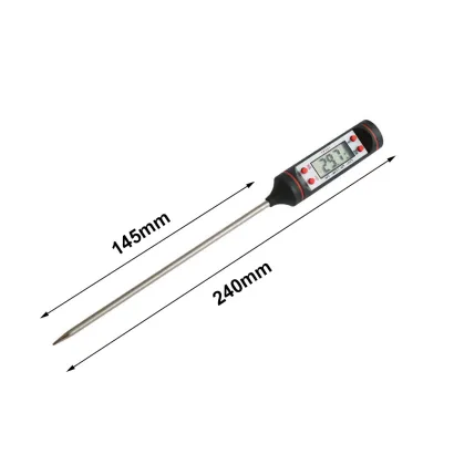 Electronic thermometer for food and drinks