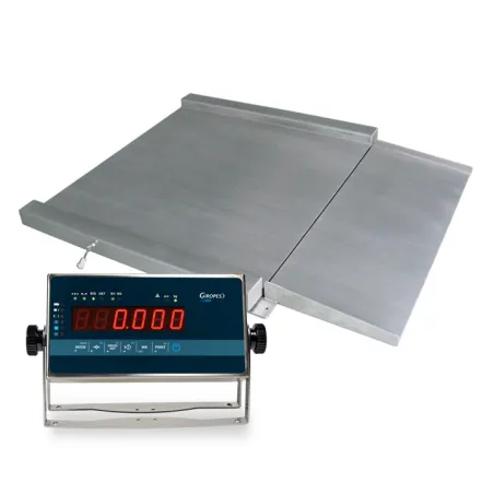 Low profile stainless steel scale