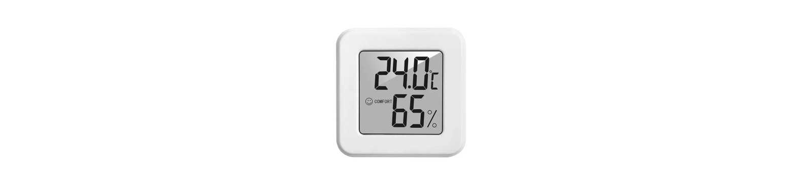 Termometrai, temperatūros duomenų kaupikliai, higrometrai, atstumo matuokliai